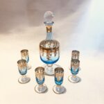 Set bottiglia e liquorini Vetro di Murano