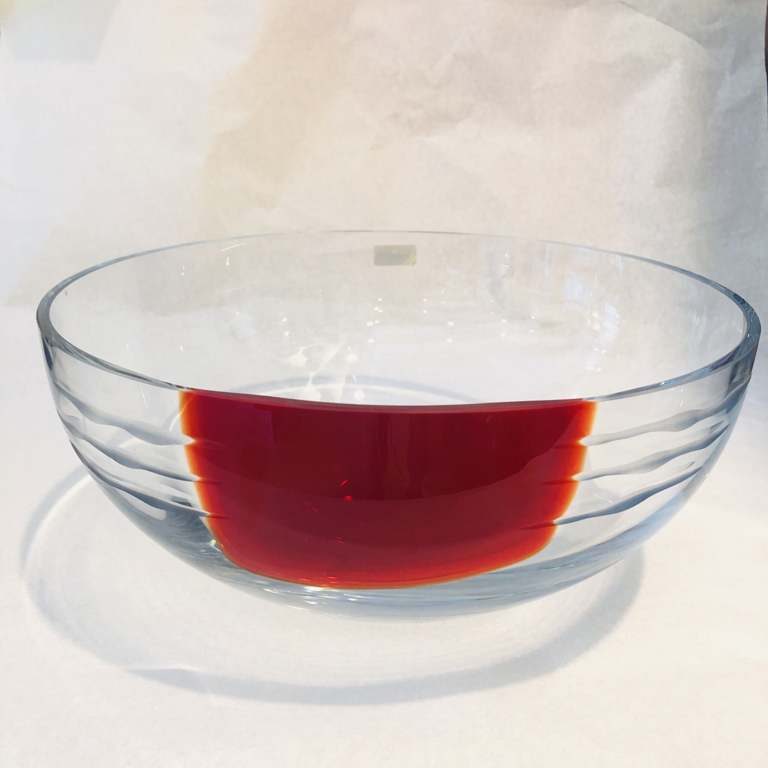 Coppa centrotavola Life Style Red Livellara