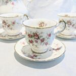 Set 6 tazze caffè con caffettiera Paragon Victorian Rose Queen