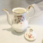 Set 6 tazze caffè con caffettiera Paragon Victorian Rose Queen